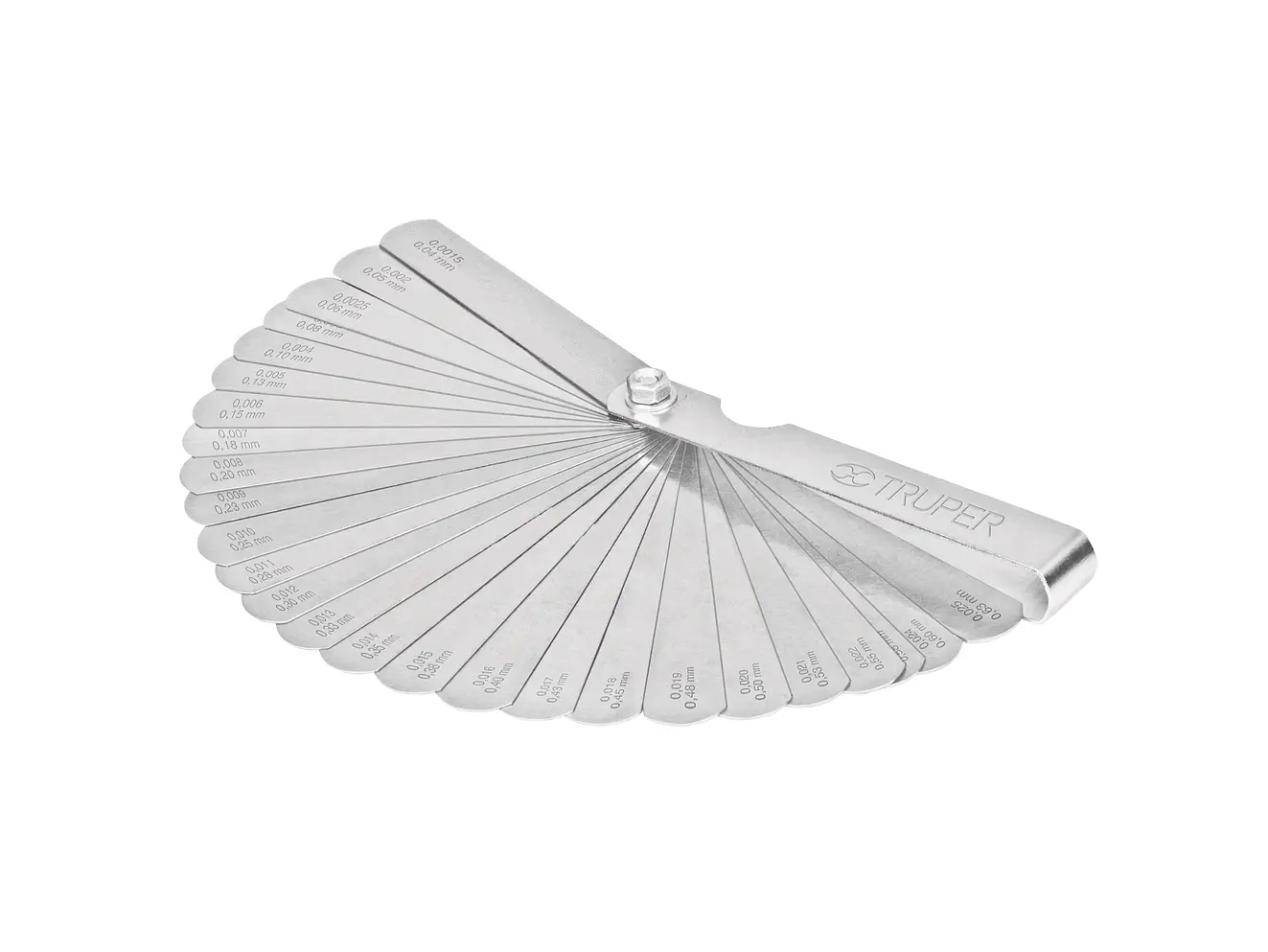 Calibrador de galgas Truper 14396, 26 hojas  - Foto 1 | aztools.co