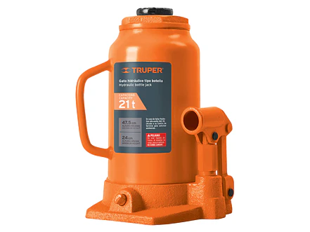 Gato de Botella Truper 14822 - 21 Toneladas | Elevación Segura y Estable - Foto 1 | aztools.co