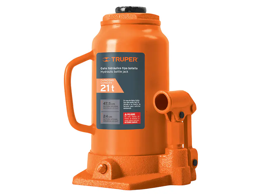 Gato de Botella Truper 14822 - 21 Toneladas | Elevación Segura y Estable - Foto 1 | aztools.co