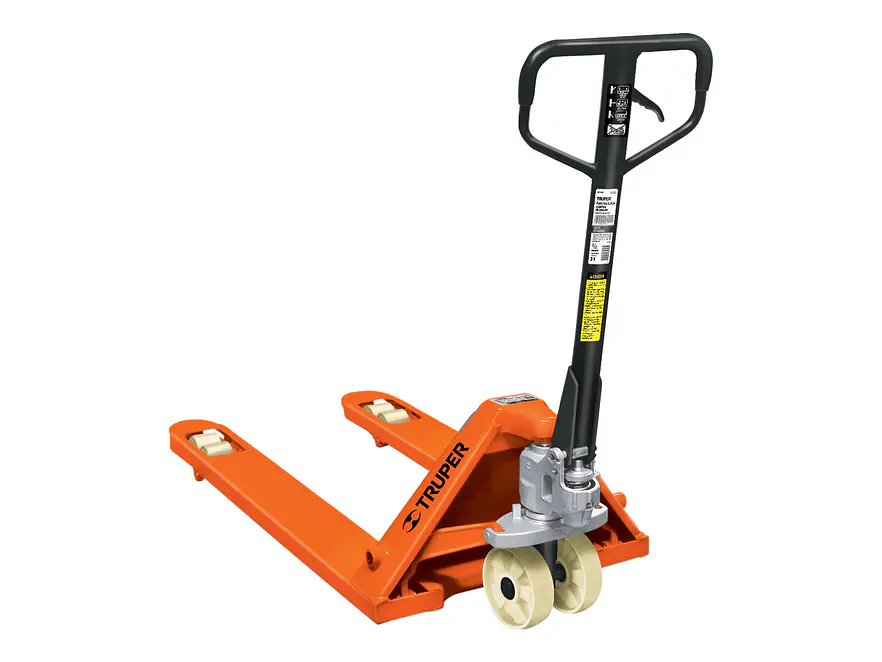 Estibador 3 Toneladas Truper 15083, Ruedas de Nylon Ultra Resistentes, Elevación Máxima 190mm  - Foto 1 | aztools.co