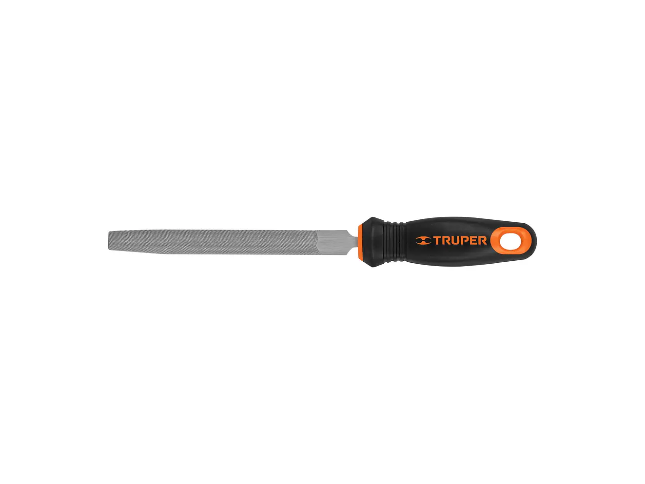 Lima de media caña, bastarda, 6, con mango Comfort Grip TRUPER 15317 - Envío a todo Colombia | aztools.co