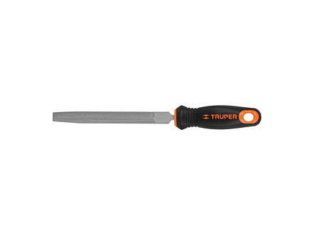 Lima de media caña, bastarda, 6, con mango Comfort Grip TRUPER 15317 - Envío a todo Colombia | aztools.co