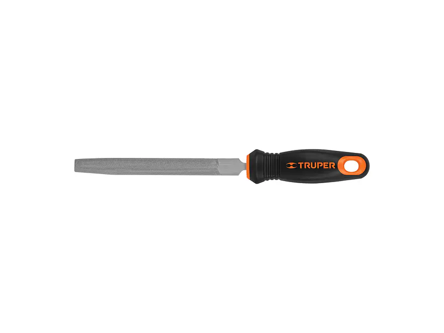 Lima de media caña, bastarda, 6, con mango Comfort Grip TRUPER 15317 - Envío a todo Colombia | aztools.co