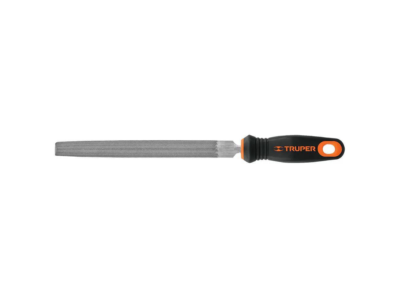 Lima de media caña, bastarda, 8, con mango Comfort Grip TRUPER 15318 - Envío a todo Colombia | aztools.co