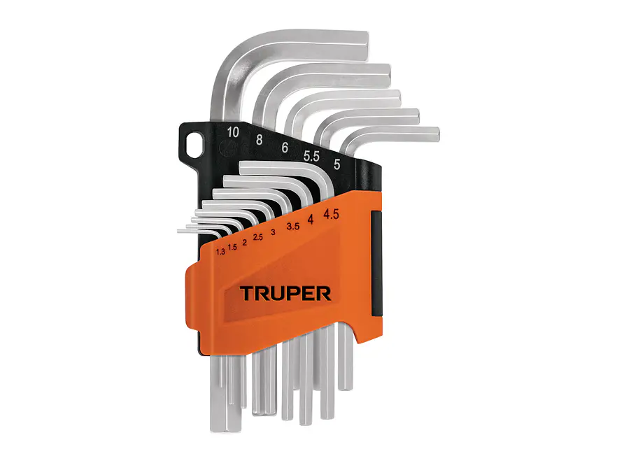 Juego de 13 llaves bristol métricas con organizador Truper 15542 - Foto 1 | aztools.co