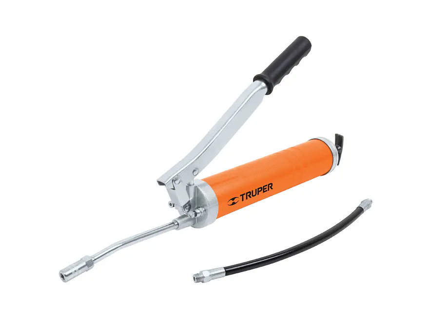 Inyector de grasa o engrasadora 14 oz, 10000 PSI Grip Antiderrapante Truper 14861 - Foto 1 | aztools.co