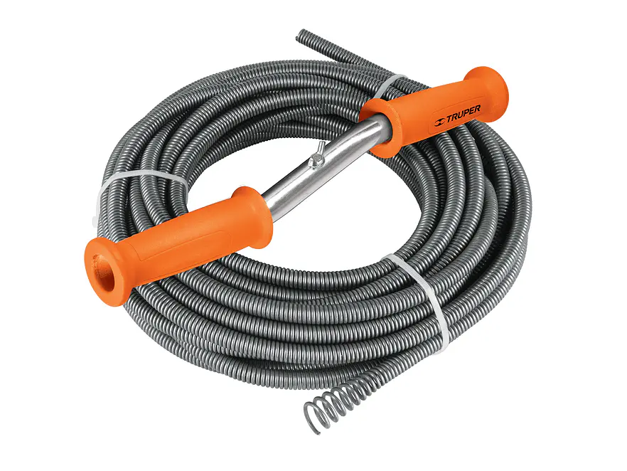 Destapacaños barreno con manivela 1/2' x 50 ft Truper 15150 - Foto 1 | aztools.co