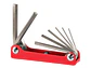 Juego 8 llaves bristol en pulgadas tipo navaja, cuerpo de lámina Truper 15556 - Miniatura 1 | aztools.co