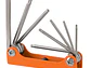 Juego de 8 llaves torx tipo navaja, cuerpo de lámina Truper 15569 - Miniatura 1 | aztools.co