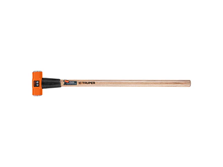 Maceta octagonal 6 lb mango madera 36