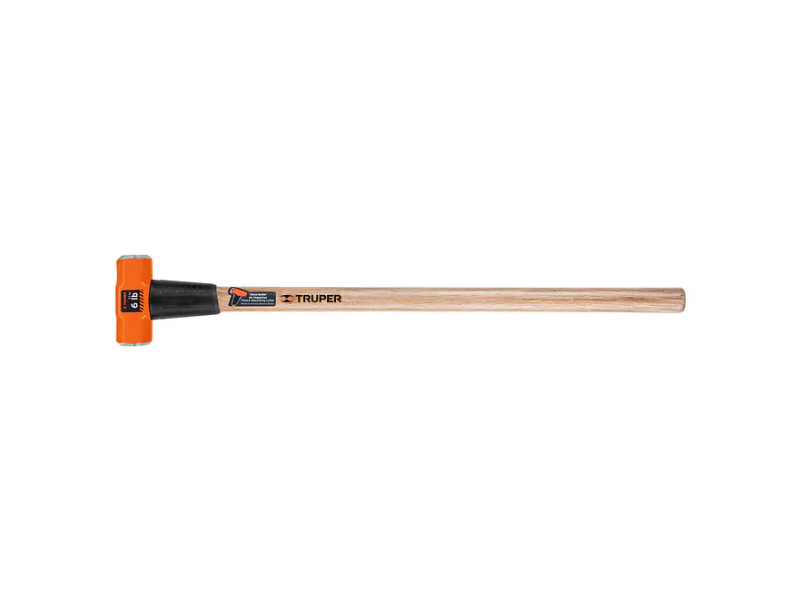 Maceta octagonal 6 lb mango madera 36