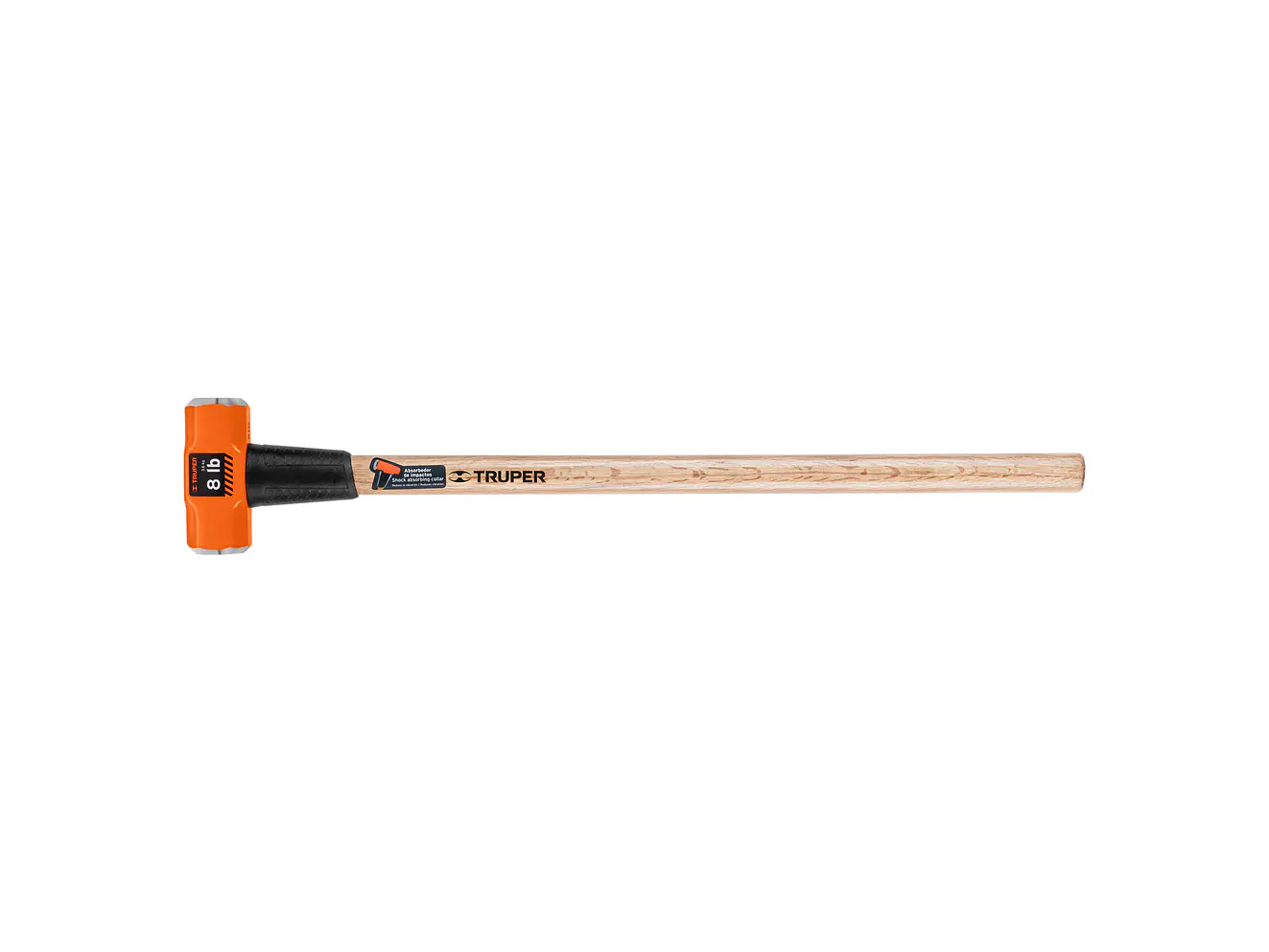 Maceta octagonal 8 lb mango madera 36