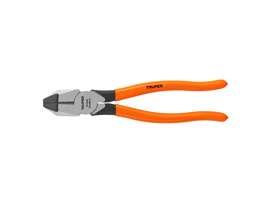 Alicate profesional para electricista 9', mango de vinil TRUPER 17305 - Envío a todo Colombia | aztools.co