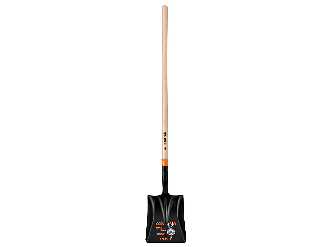 Pala cuadrada, T-2000, #2 mango largo TRUPER 17176 - Foto 1 | aztools.co
