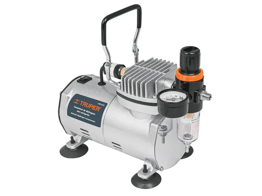Compresor de diafragma para aerógrafo Truper 17247, 1/5 Hp, 110 V  - Foto 1 | aztools.co