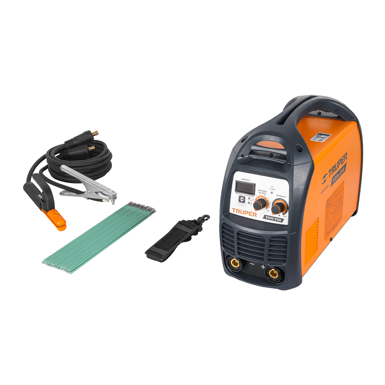 Soldador Inversor 250A Truper 17411 - Ligera, Compacta y Eficiente - Para Electrodos Revestidos y Tungsteno 1