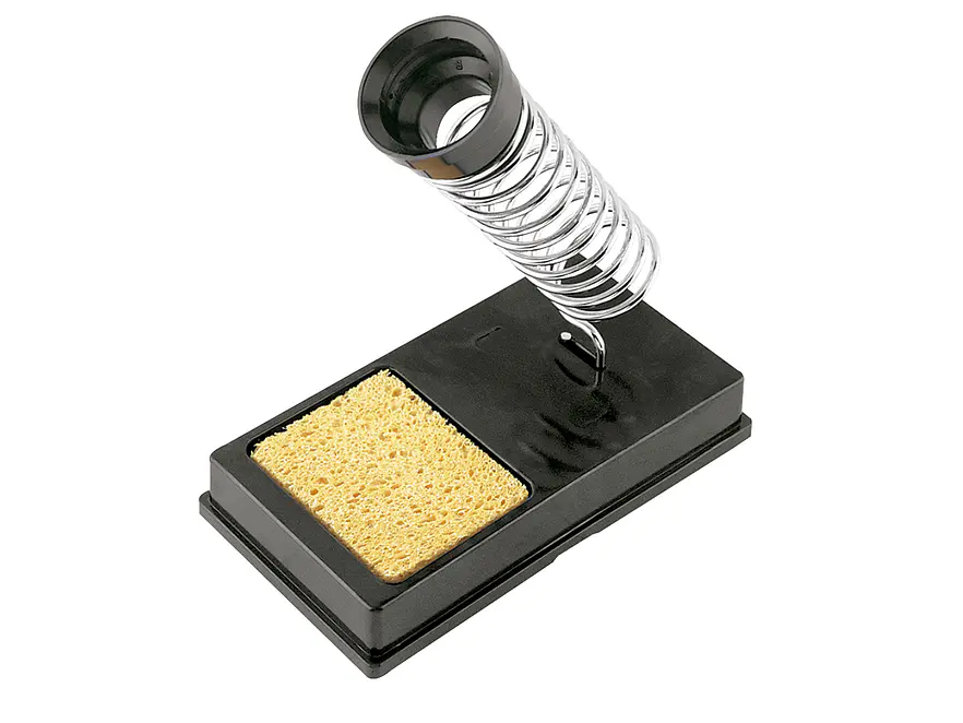Base para cautín tipo lápiz con limpiador de esponja Truper 17556 - Foto 1 | aztools.co