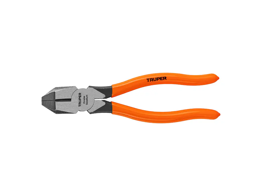 Alicate profesional para electricista 7', mango de vinil TRUPER 17303 - Envío a todo Colombia | aztools.co