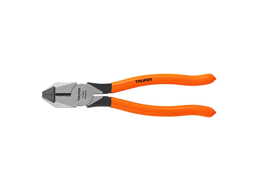 Alicate profesional para electricista 8', mango de vinil TRUPER 17304 - Envío a todo Colombia | aztools.co