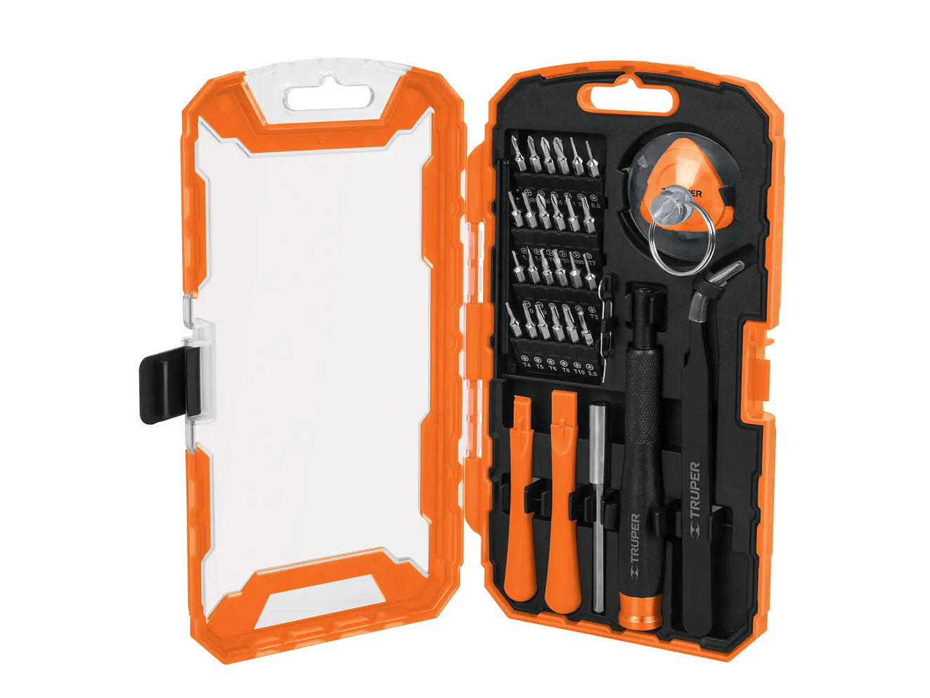 Juego de herramientas para reparación de celulares 32 piezas Truper 17762 - Foto 1 | aztools.co