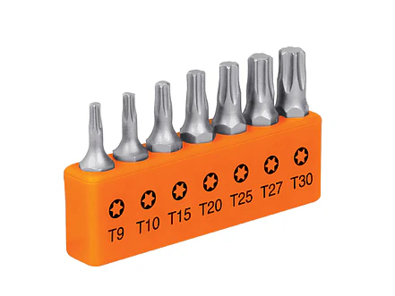 Juego de puntas Torx combinadas, 1', 7 piezas, Expert