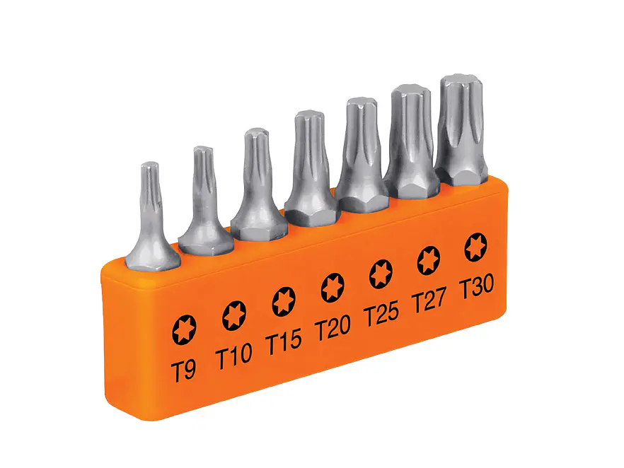 Juego de puntas Torx combinadas, 1', 7 piezas, Expert