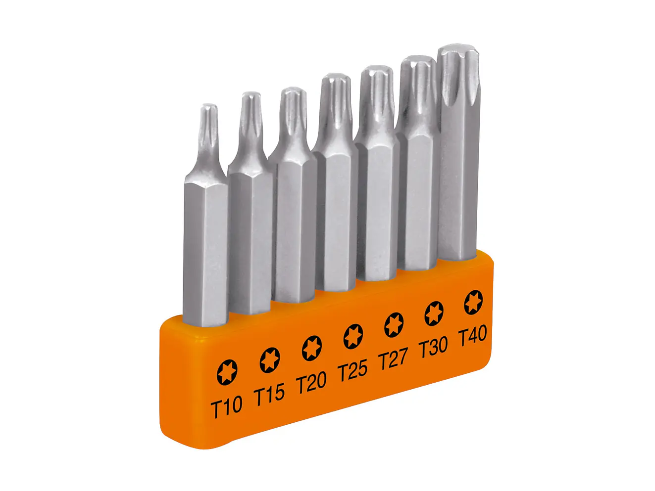 Juego de 7 puntas torx combinadas largo 2