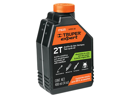 Aceite sintético para motor de 2 tiempos Truper 17625, 470ml 16oz