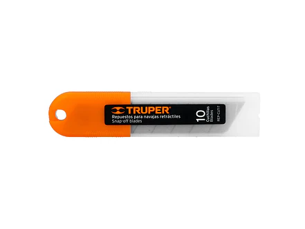 Cuchillas de repuesto para bisturí de 25 mm Truper 17903, 10 piezas  - Envío a todo Colombia | aztools.co