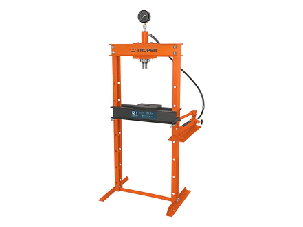 Prensa hidráulica 12 toneladas, con manómetro TRUPER 17681 - Envío a todo Colombia | aztools.co