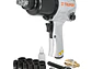 kit Pistola de impacto Truper 18281, industrial, 1/2