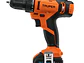 Taladro inalámbrico Truper 18153, batería ion litio, 12 V, 3/8