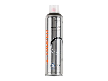 Pintura en aerosol de alta temperatura negro, 400 ml TRUPER 18070 - Envío a todo Colombia | aztools.co
