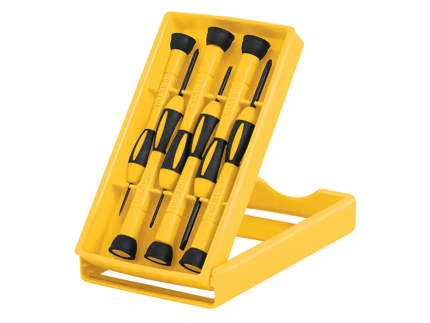 Juego con Destornilladores de joyero, 6 piezas, Pretul 21381 - Foto 1 | aztools.co
