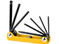 Juego de 8 llaves torx tipo navaja, cuerpo de lámina, Pretul 21395 - Miniatura 1 | aztools.co