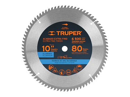 Disco sierra p/aluminio 10