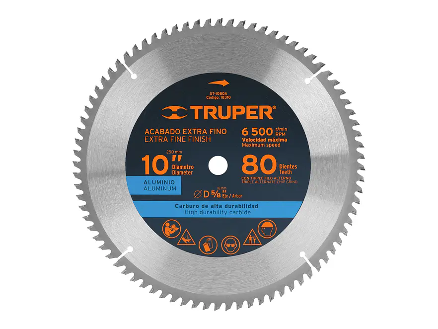 Disco sierra p/aluminio 10