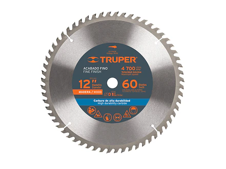 Disco sierra p/madera 12