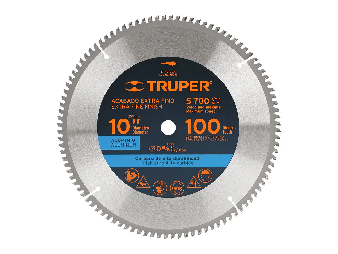Disco sierra p/aluminio 10