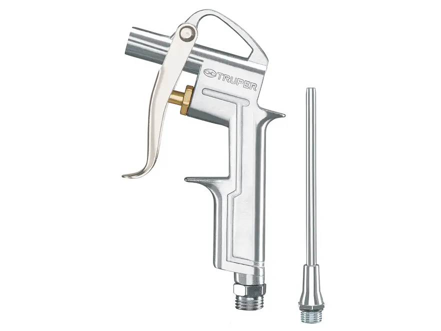 Pistola metálica para sopletear con extensión de 4