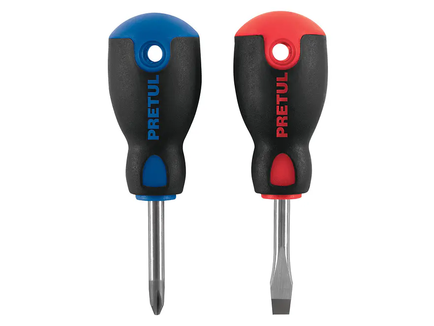 Dúo destornilladores, tipo tatamaco, 2 pzas,Comfort Grip, Pretul 20217 - Foto 1 | aztools.co