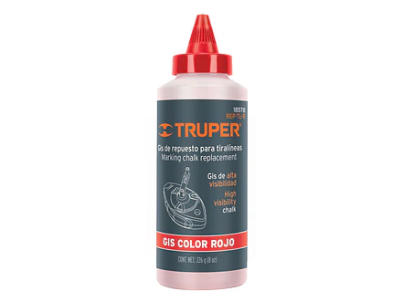 Tinta roja para cimbra, alta visibilidad TRUPER 18578 - Envío a todo Colombia | aztools.co