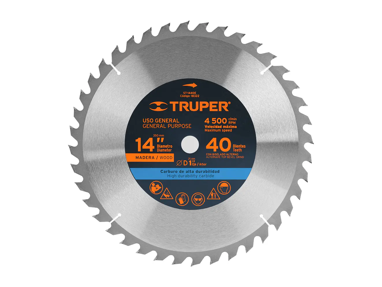 Disco sierra tungsteno 14