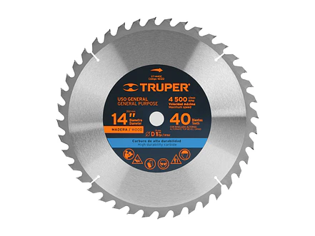 Disco sierra tungsteno 14