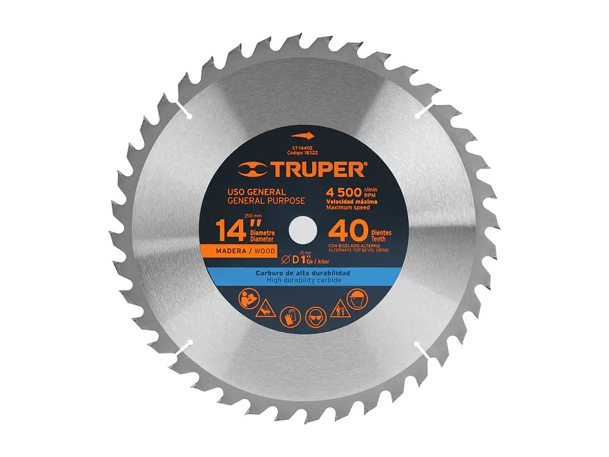 Disco sierra tungsteno 14