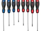 Juego de desarmadores, 8 piezas, mango Comfort Grip, Pretul 20219 - Miniatura 1 | aztools.co
