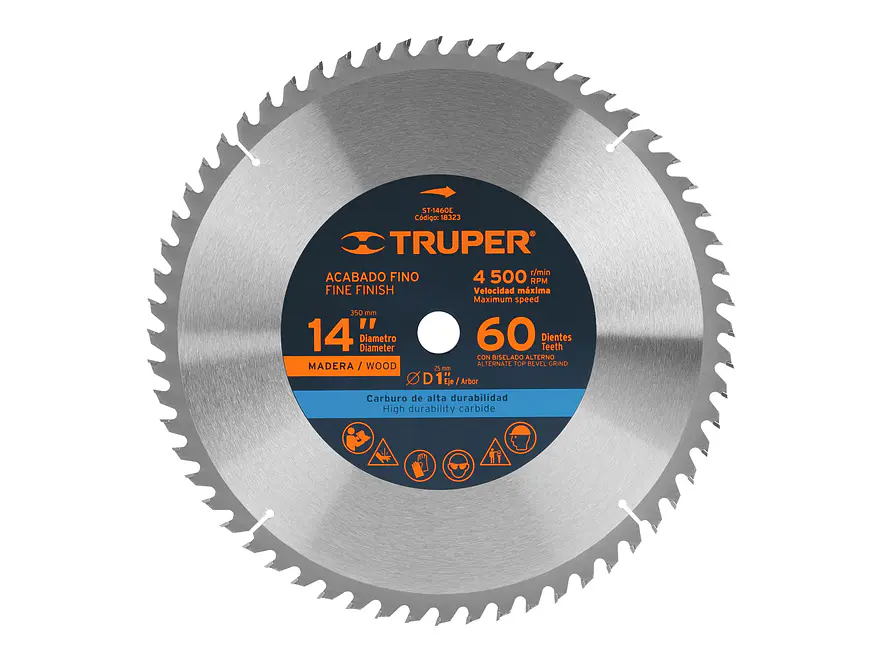 Disco sierra tungsteno 14