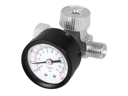 Regulador de aire para compresor, cuerda 1/4 npt Truper 19239 - Foto 1 | aztools.co