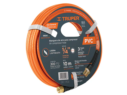 Manguera de PVC para compresor, 1/4