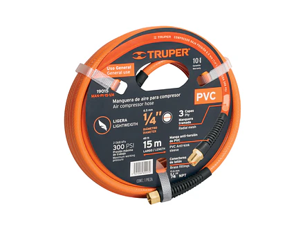 Manguera de PVC para compresor, 1/4